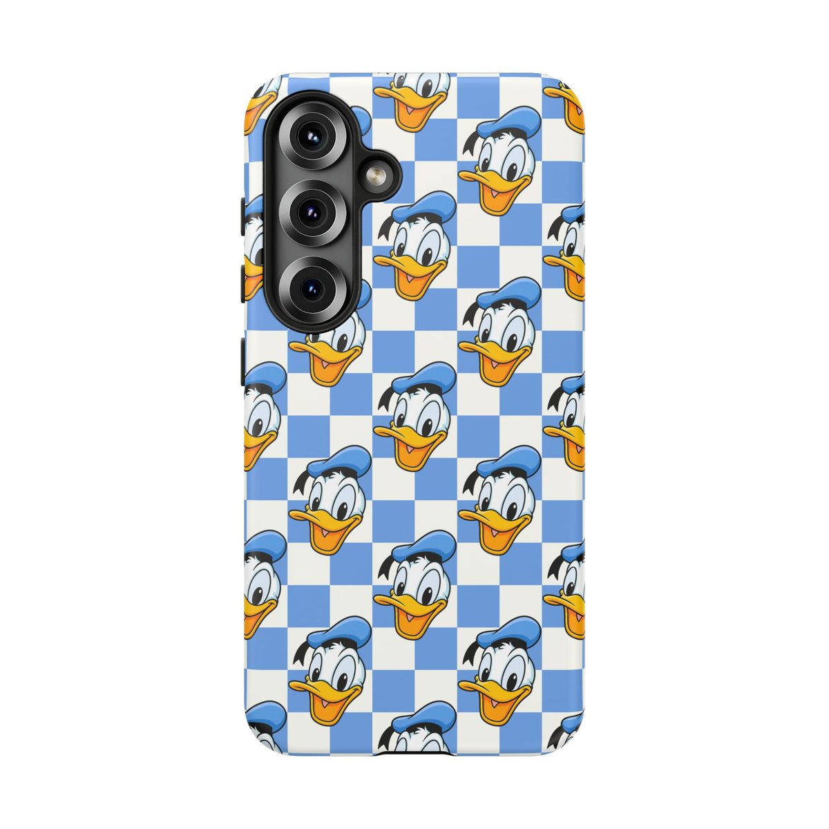 Blue Checkerboard Donald Resort Ready Cell Phone Tech Case