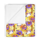 Figment on the Moon Yellow Happily Ever After Baby Blanket