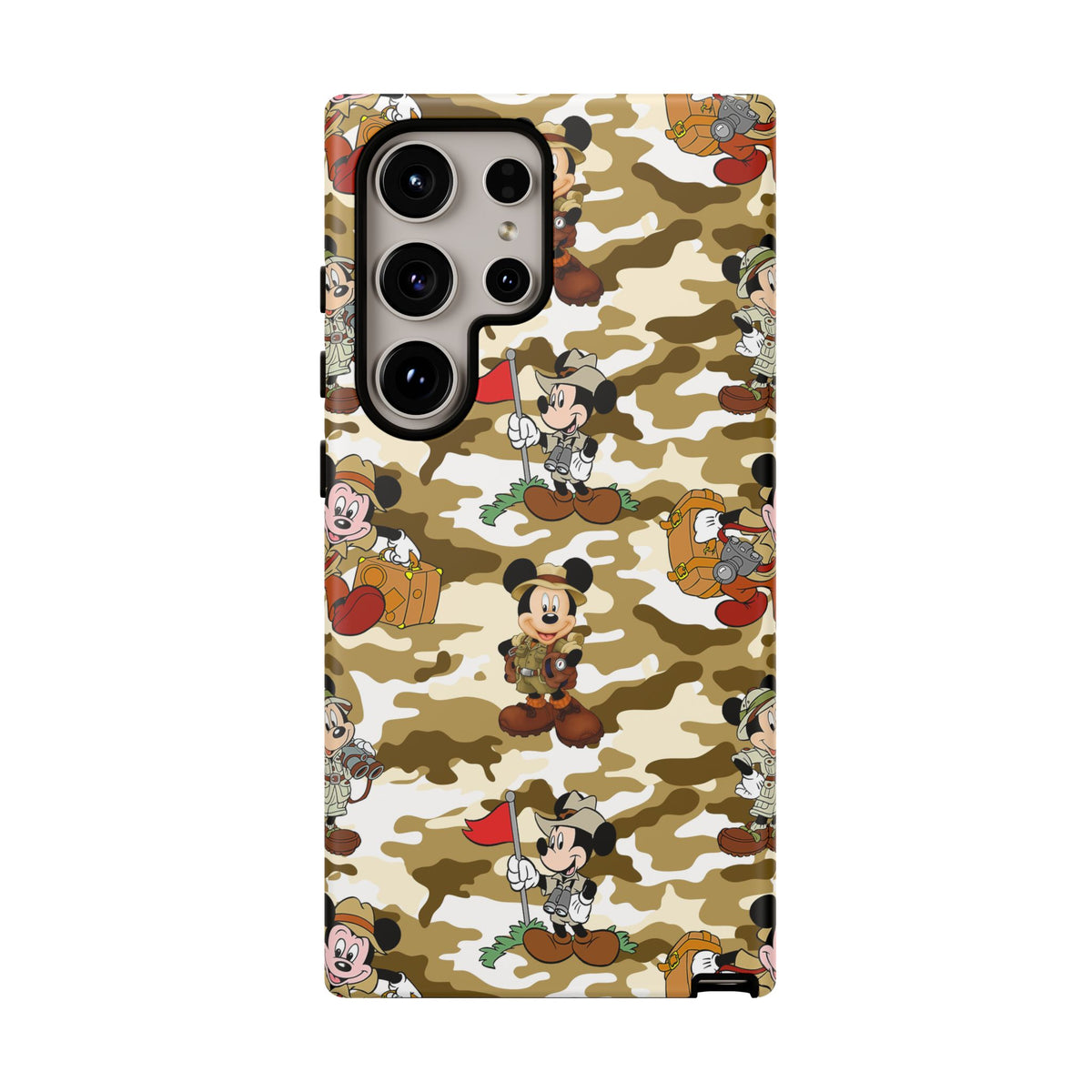 Jungle Camo Mickey Resort Ready Cell Phone Tech Case