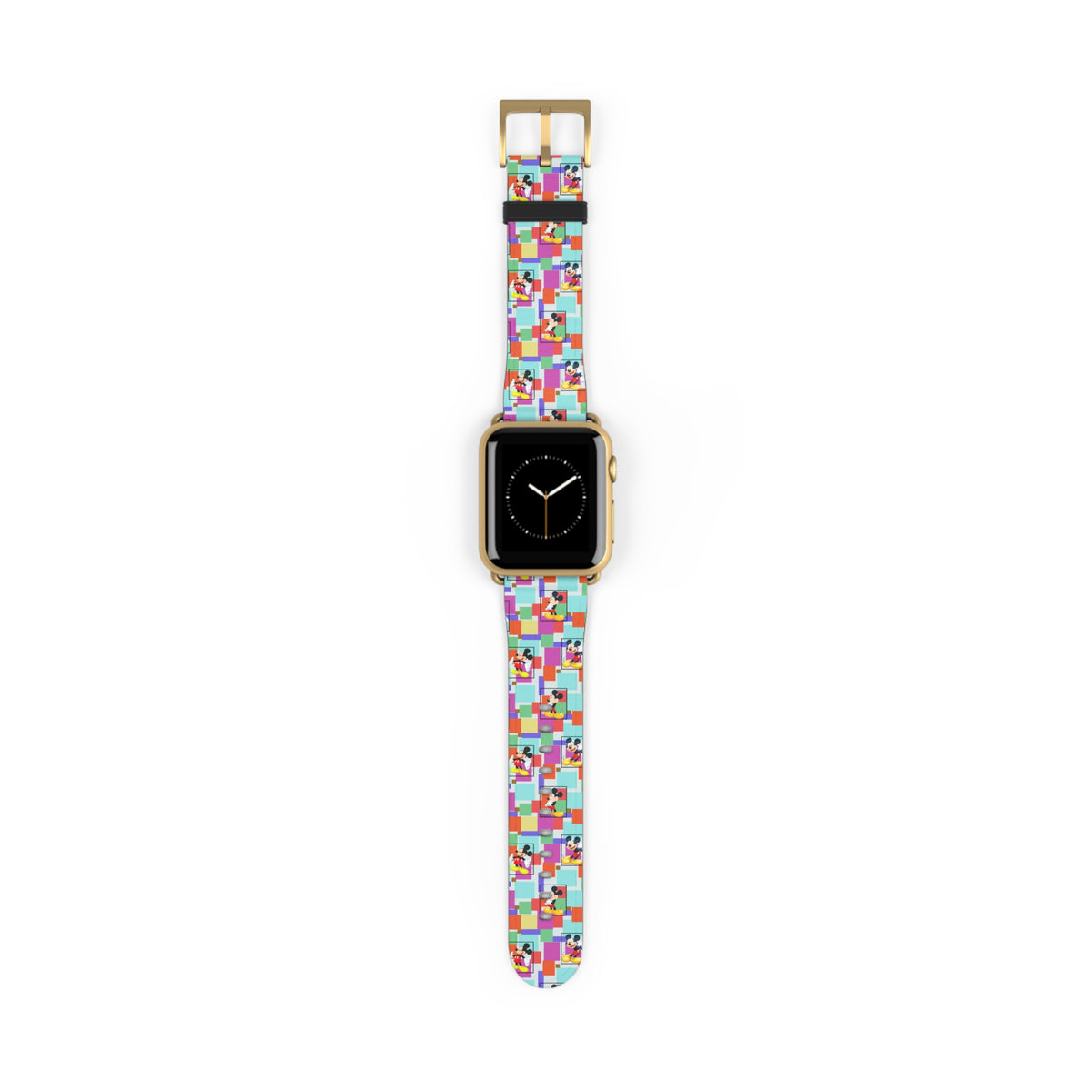 Colorblock Mickey Whimsical Watch Band - Apple