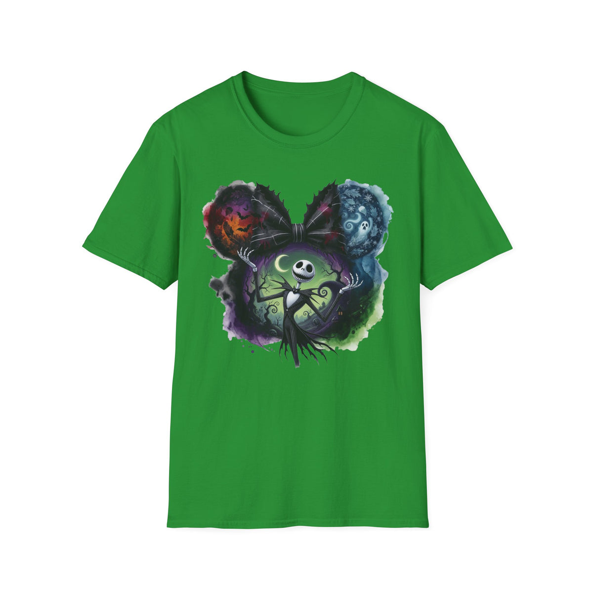 TNBC - Jack Skellington's Pumpkin King Vignette Unisex Graphic Tee
