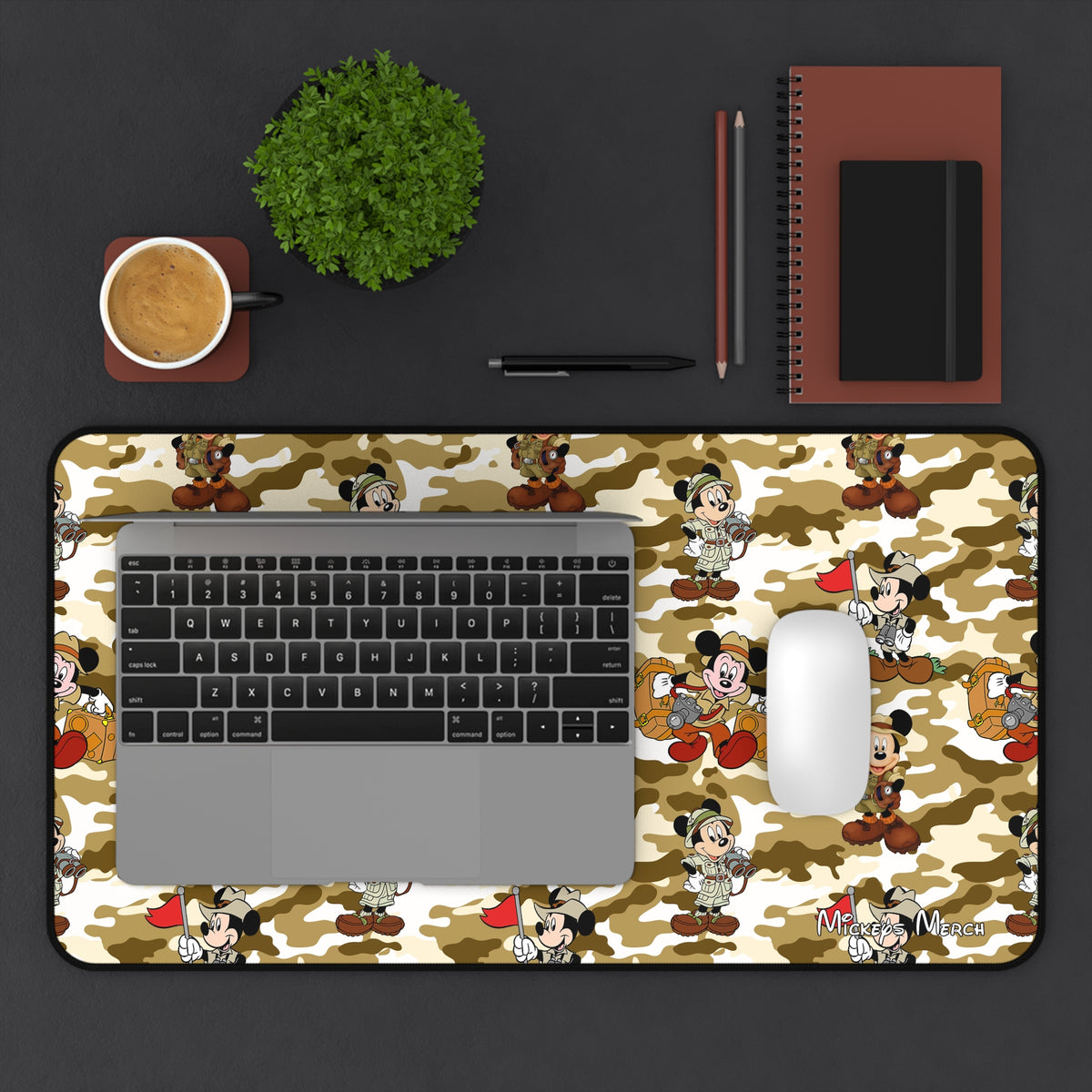 Jungle Camo Mickey Stateroom Desk Mat