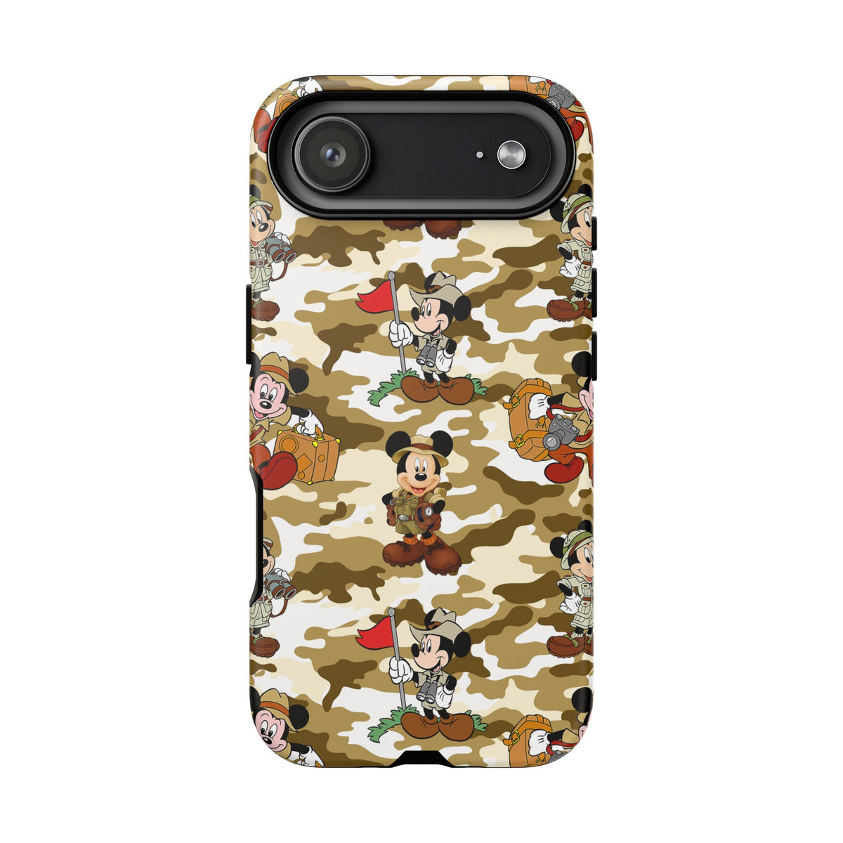 Jungle Camo Mickey Resort Ready Cell Phone Tech Case