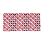 Pink Checkerboard Minnie Beach Towel