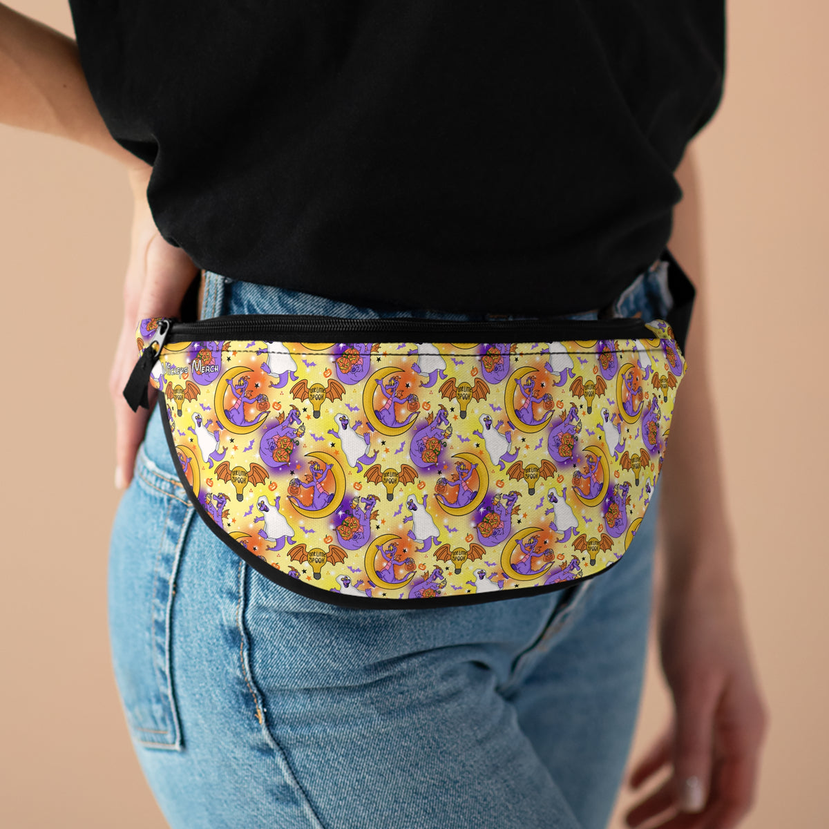 Figment on the Moon Yellow Beach Club Fanny Pack