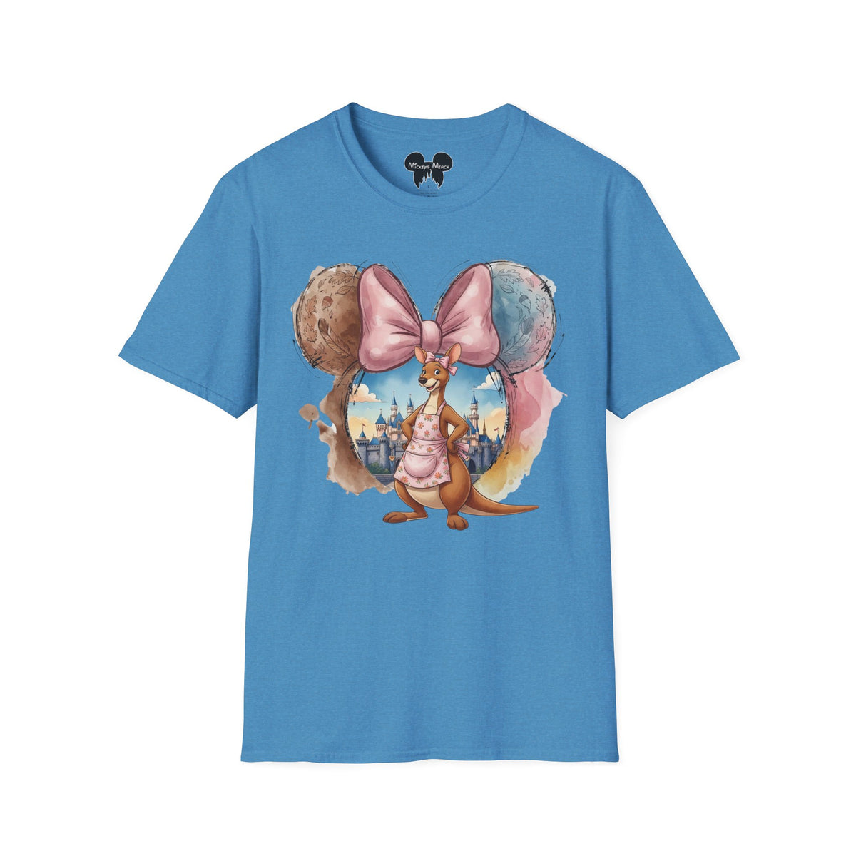 Winnie the Pooh - Kanga's Pastel Castle Vignette Unisex Graphic Tee