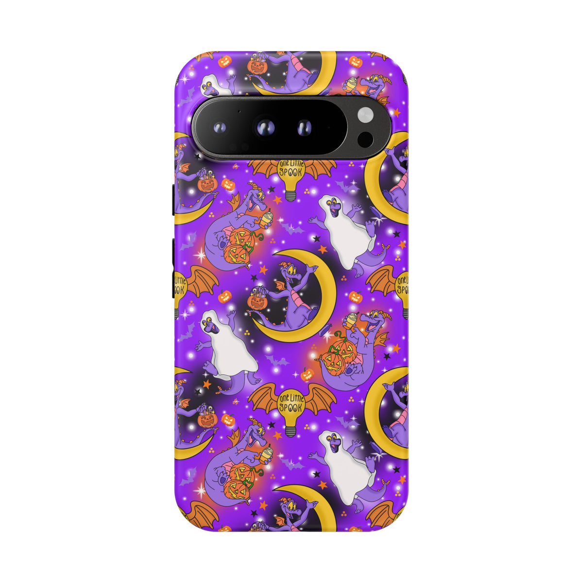 Figment on the Moon Purple Resort Ready Cell Phone Tech Case