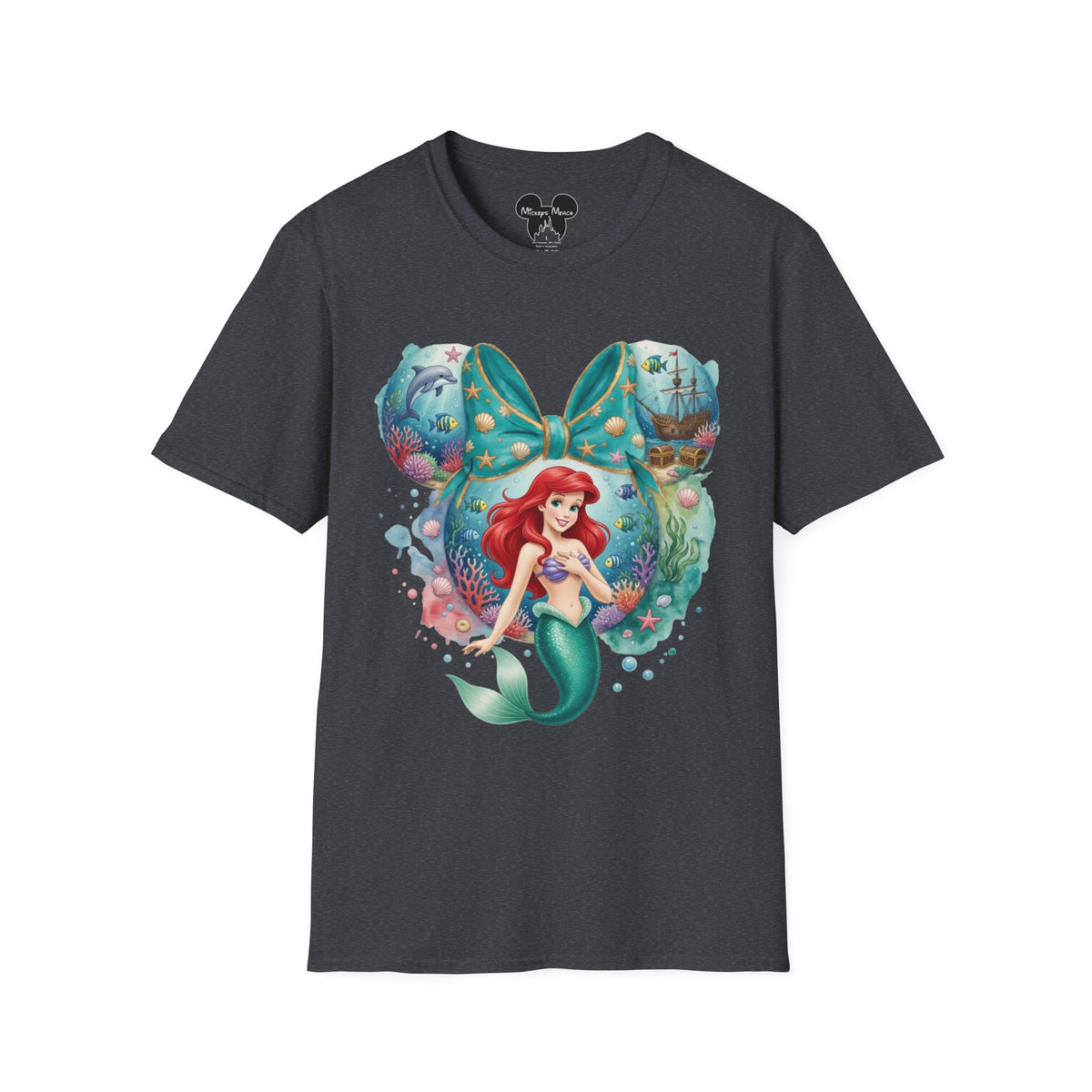 Disney Princess - Ariel's Seashell Vignette Unisex Graphic Tee