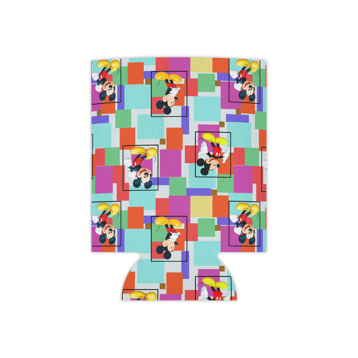Colorblock Mickey Can Cooler Drink Koozie