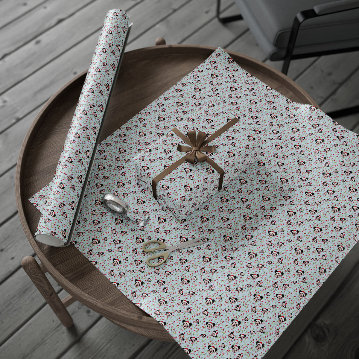 Christmas String Light Magic Wrapping Paper Roll