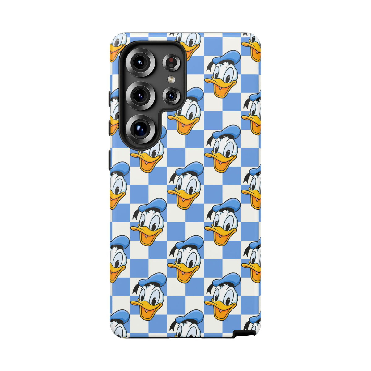Blue Checkerboard Donald Resort Ready Cell Phone Tech Case
