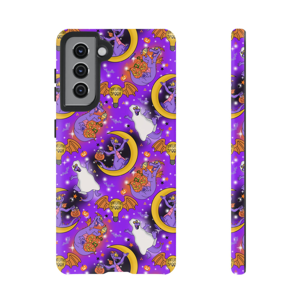Figment on the Moon Purple Resort Ready Cell Phone Tech Case