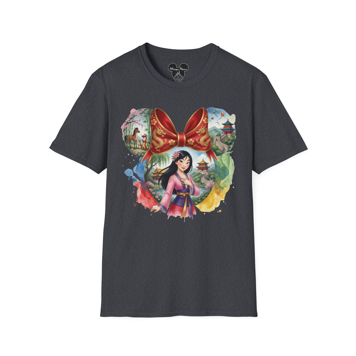 Disney Princess - Mulan's Imperial Blossom Vignette Unisex Graphic Tee