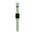 Green Checkerboard Goofy Whimsical Watch Band - Apple