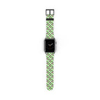 Green Checkerboard Goofy Whimsical Watch Band - Apple