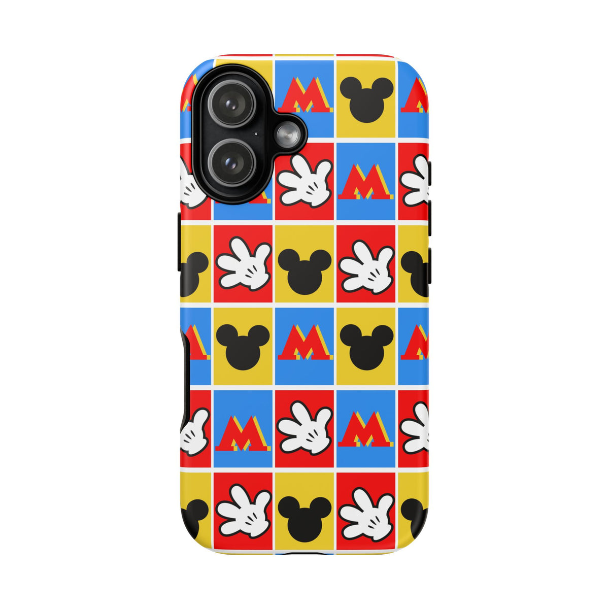 Checkerboard Mickey Hands Resort Ready Cell Phone Tech Case