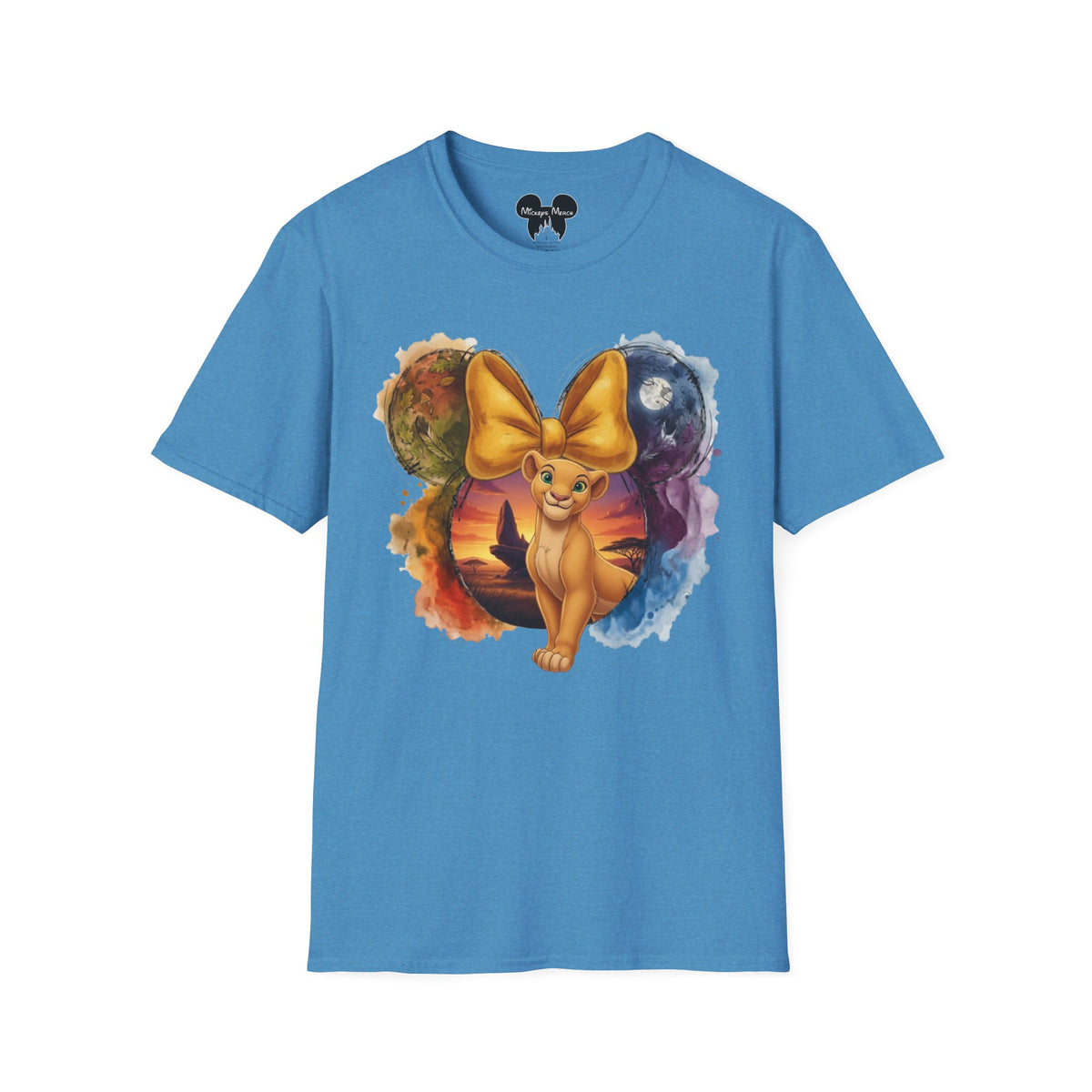 Lion King - Nala's Gold Sunset Vignette Unisex Graphic Tee