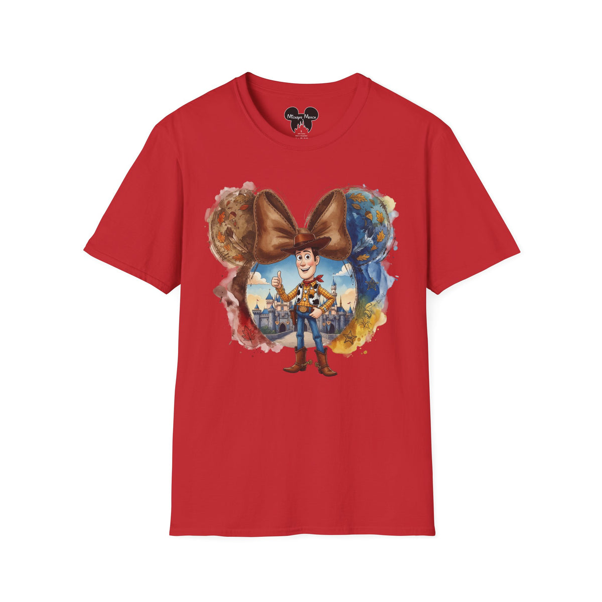 Toy Story - Woody's Cowboy Kingdom Vignette Unisex Graphic Tee