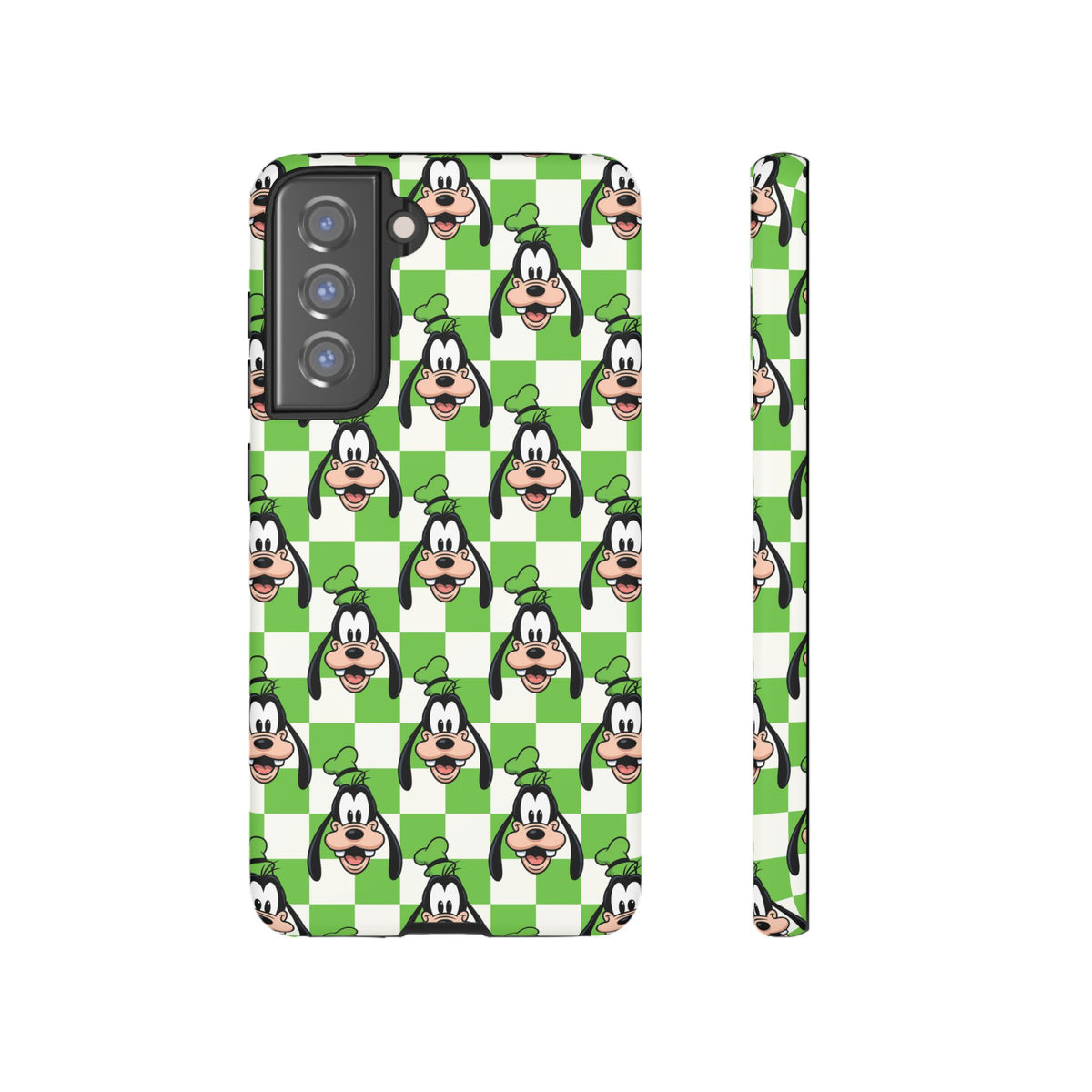 Green Checkerboard Goofy Resort Ready Cell Phone Tech Case