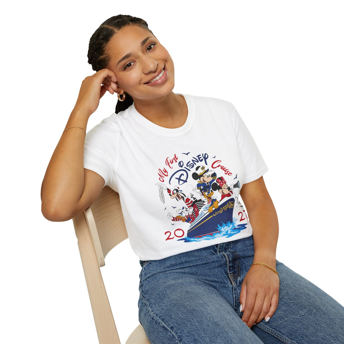 Disney 2027 My First Disney Cruise Unisex Graphic Tee Shirt