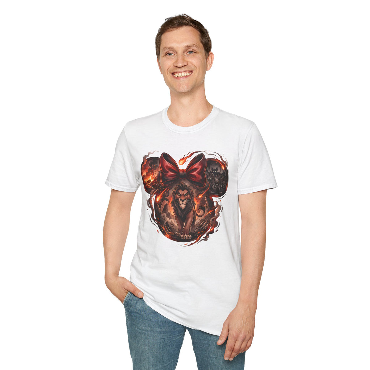 Disney Villains - Scar's Infernal Reign Vignette Unisex Graphic Tee