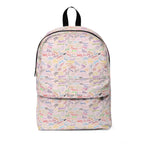Character Autographs on Pink Park Hopper Backpack
