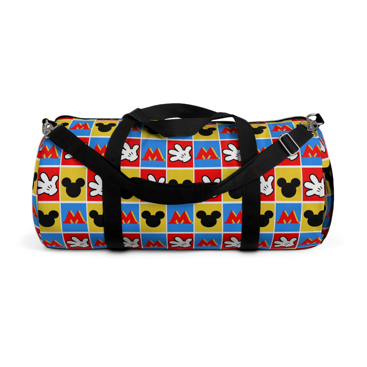Checkerboard Mickey Hands Travel Duffel Bag