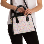 Character Autographs on Pink  Shoulder Handbag