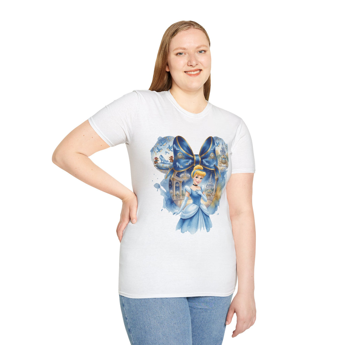 Disney Princess - Cinderella's Midnight Glass Slipper Vignette Unisex Graphic Tee