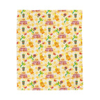 Enchanted Tiki Room Velveteen Plush Blanket