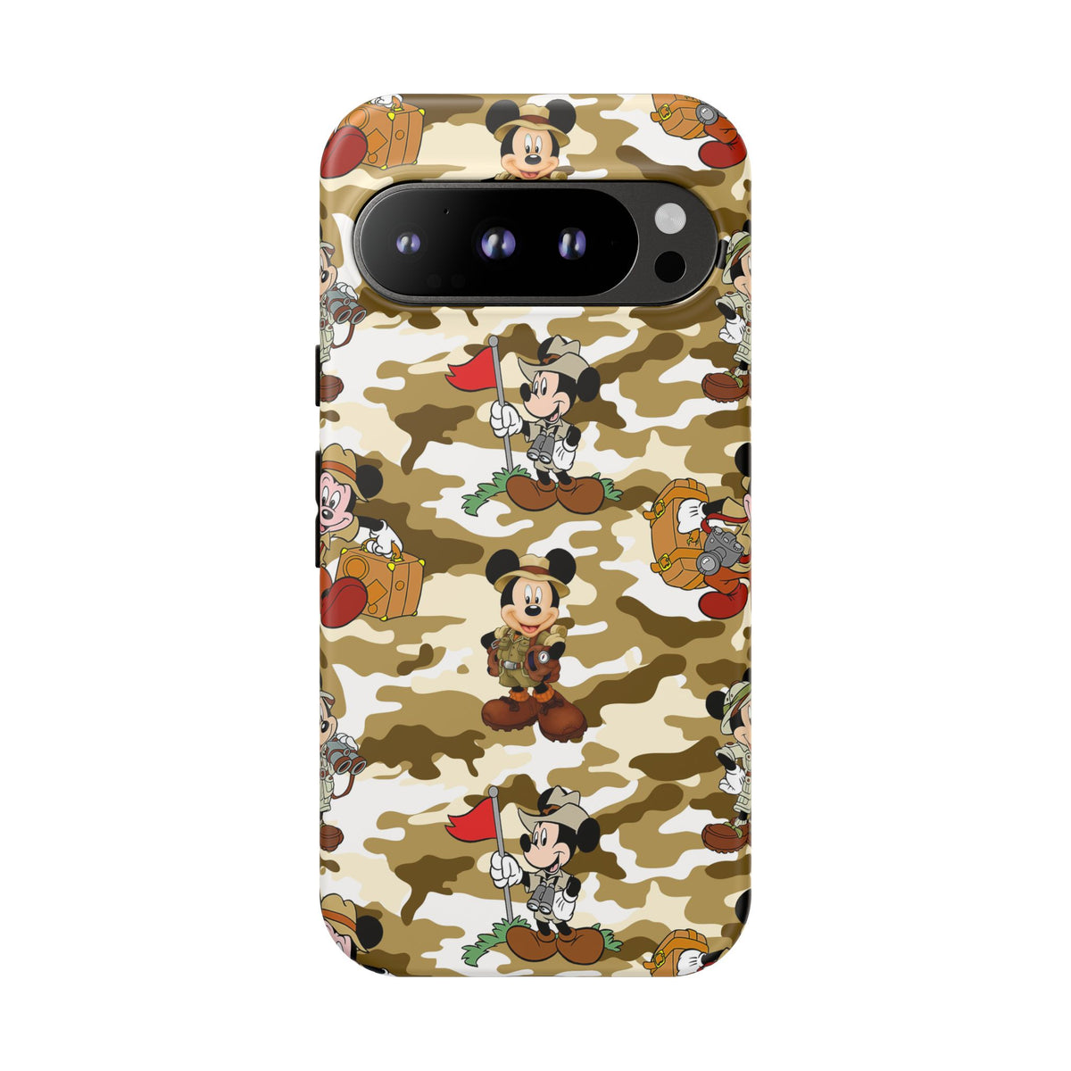 Jungle Camo Mickey Resort Ready Cell Phone Tech Case