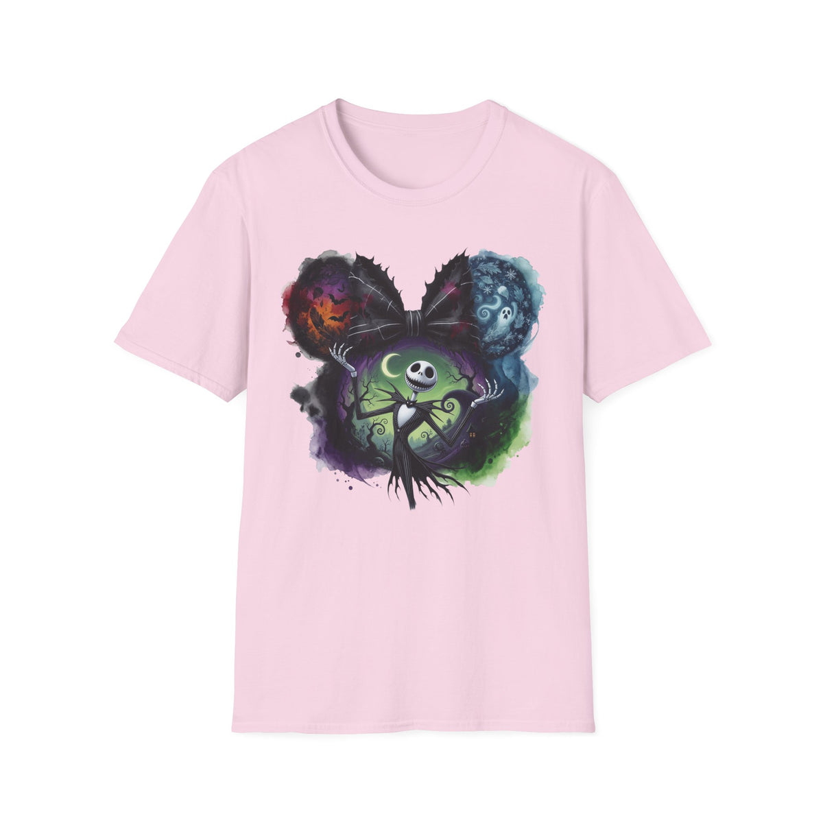 TNBC - Jack Skellington's Pumpkin King Vignette Unisex Graphic Tee