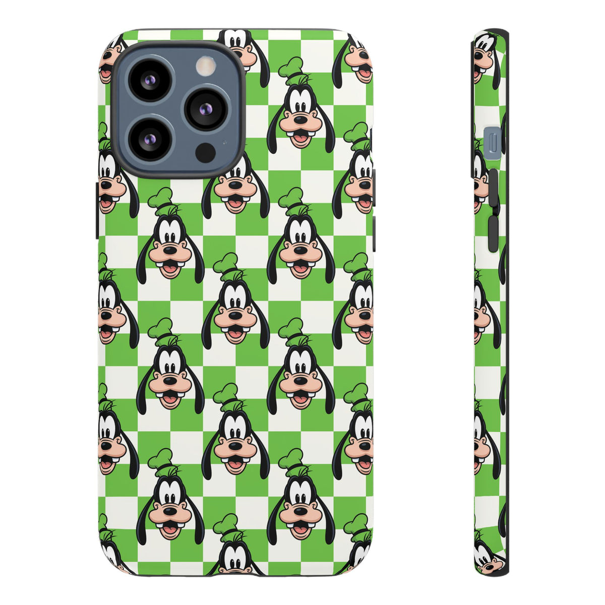 Green Checkerboard Goofy Resort Ready Cell Phone Tech Case