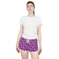 Figment on the Moon Purple Relaxed Dolphin Shorts