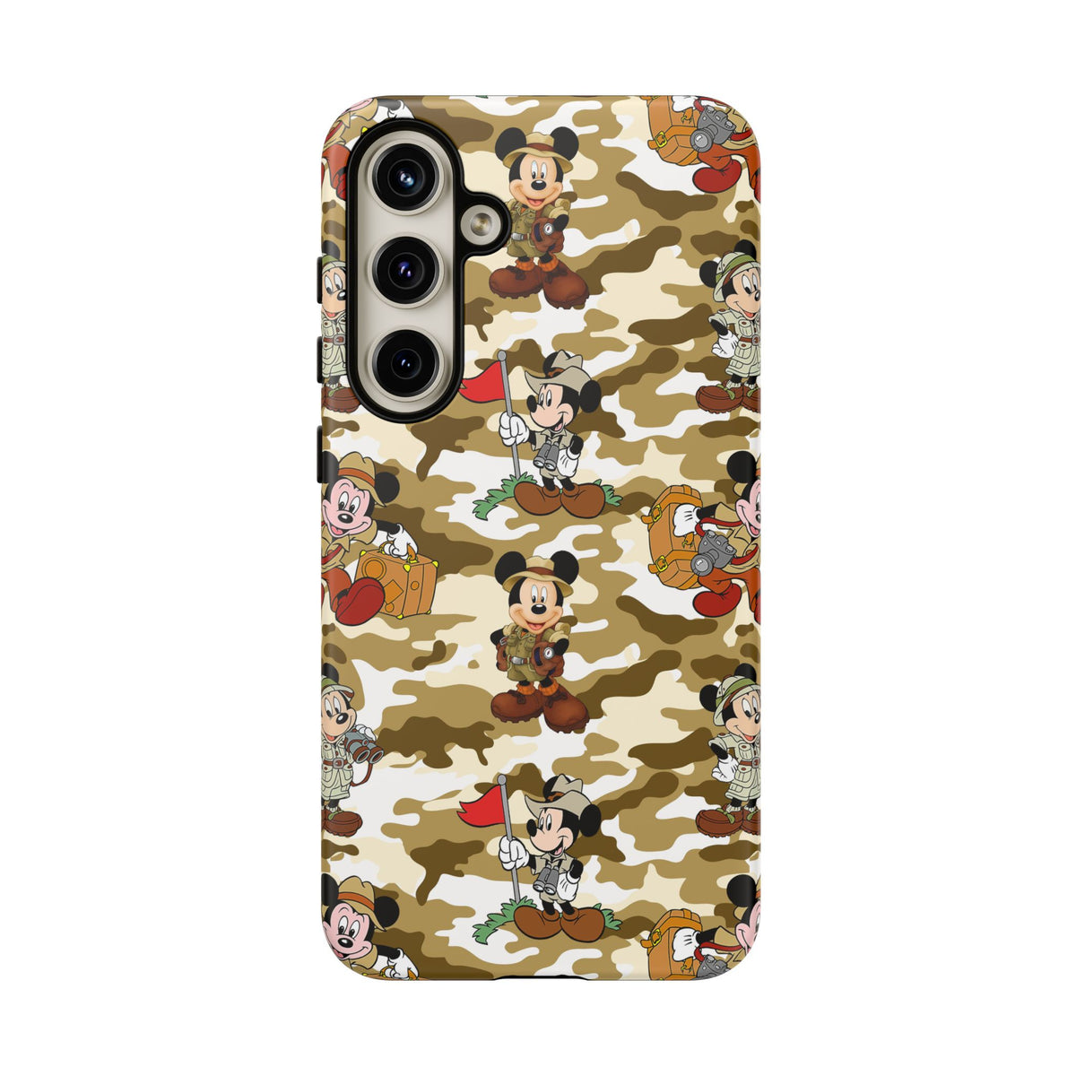 Jungle Camo Mickey Resort Ready Cell Phone Tech Case