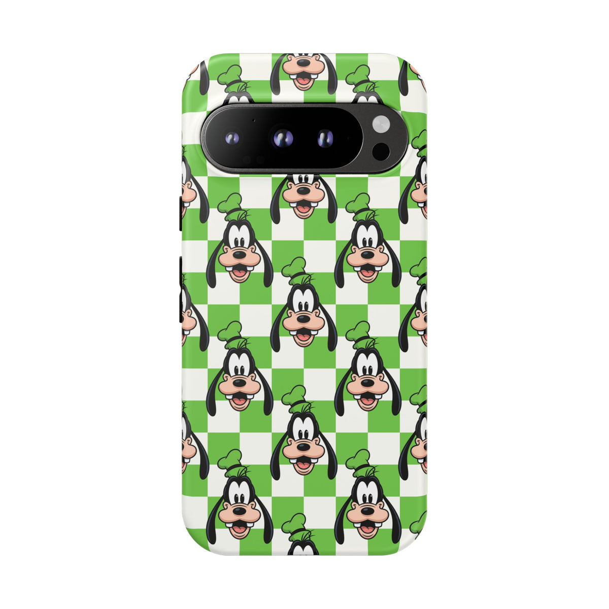 Green Checkerboard Goofy Resort Ready Cell Phone Tech Case