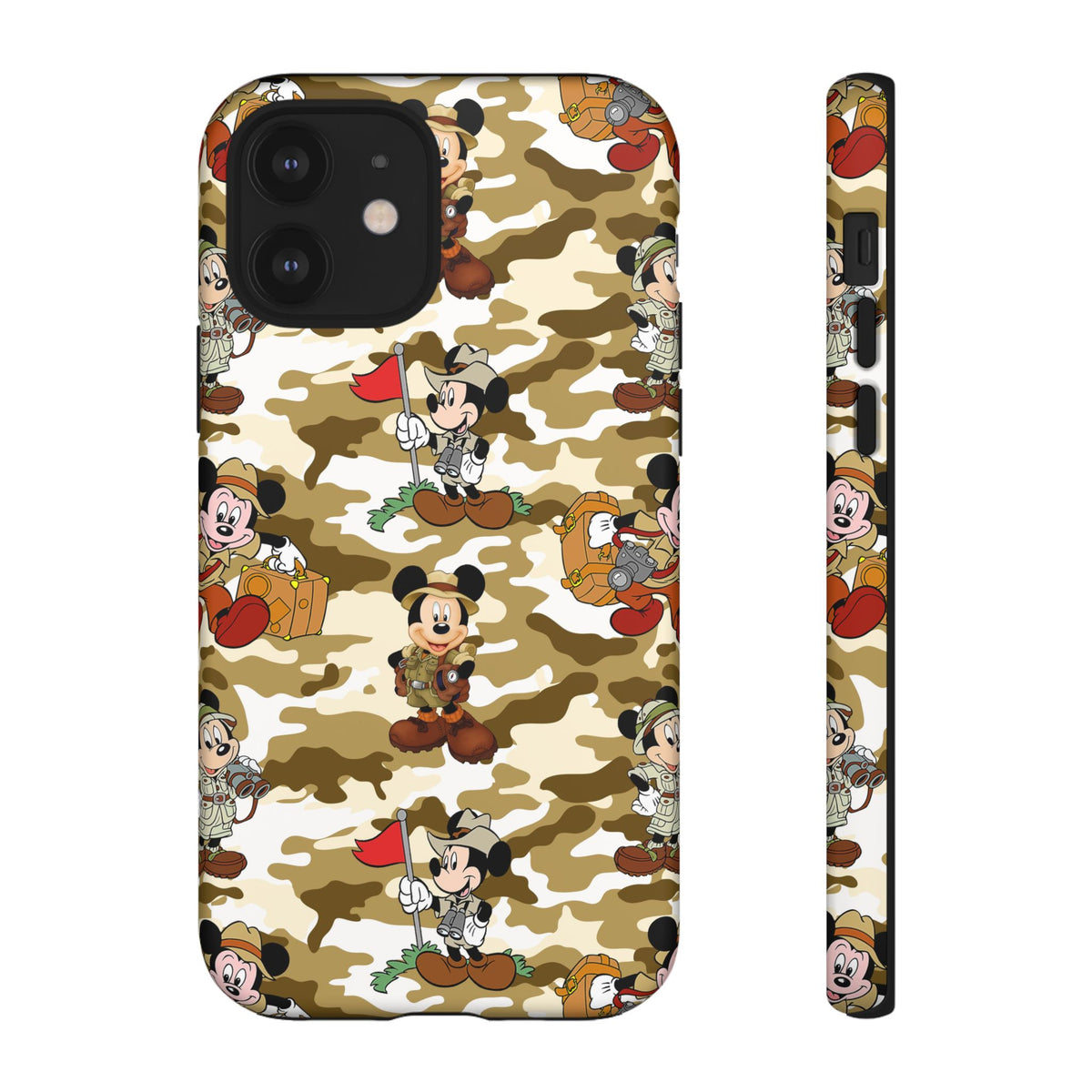 Jungle Camo Mickey Resort Ready Cell Phone Tech Case