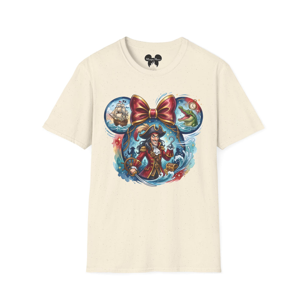 Disney Villains - Captain Hook's Neverland Vignette Unisex Graphic Tee