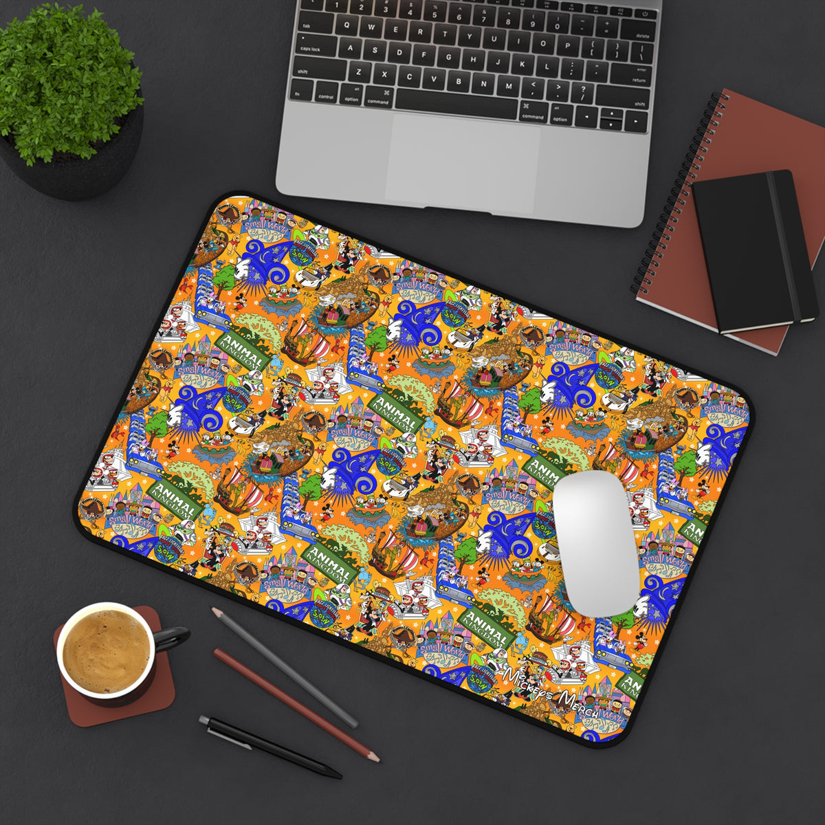 Four Parks Ride Collage Stateroom Desk Mat