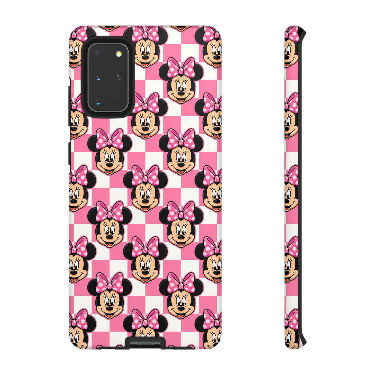 Pink Checkerboard Minnie Resort Ready Cell Phone Tech Case