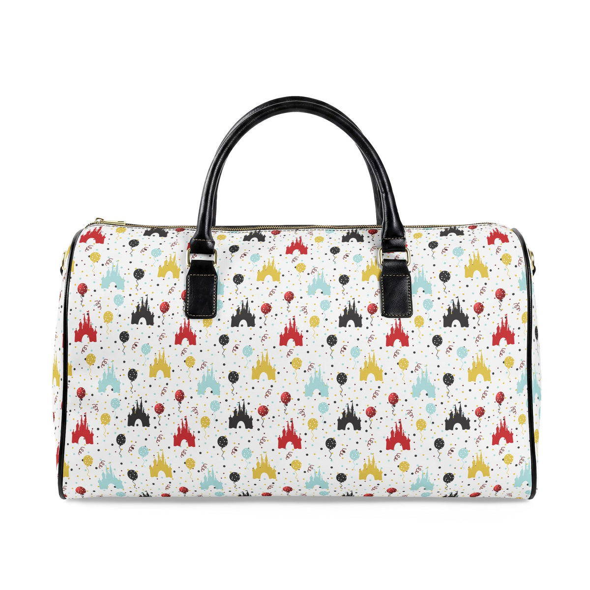 Castle Celebration PU Leather Travel Bag