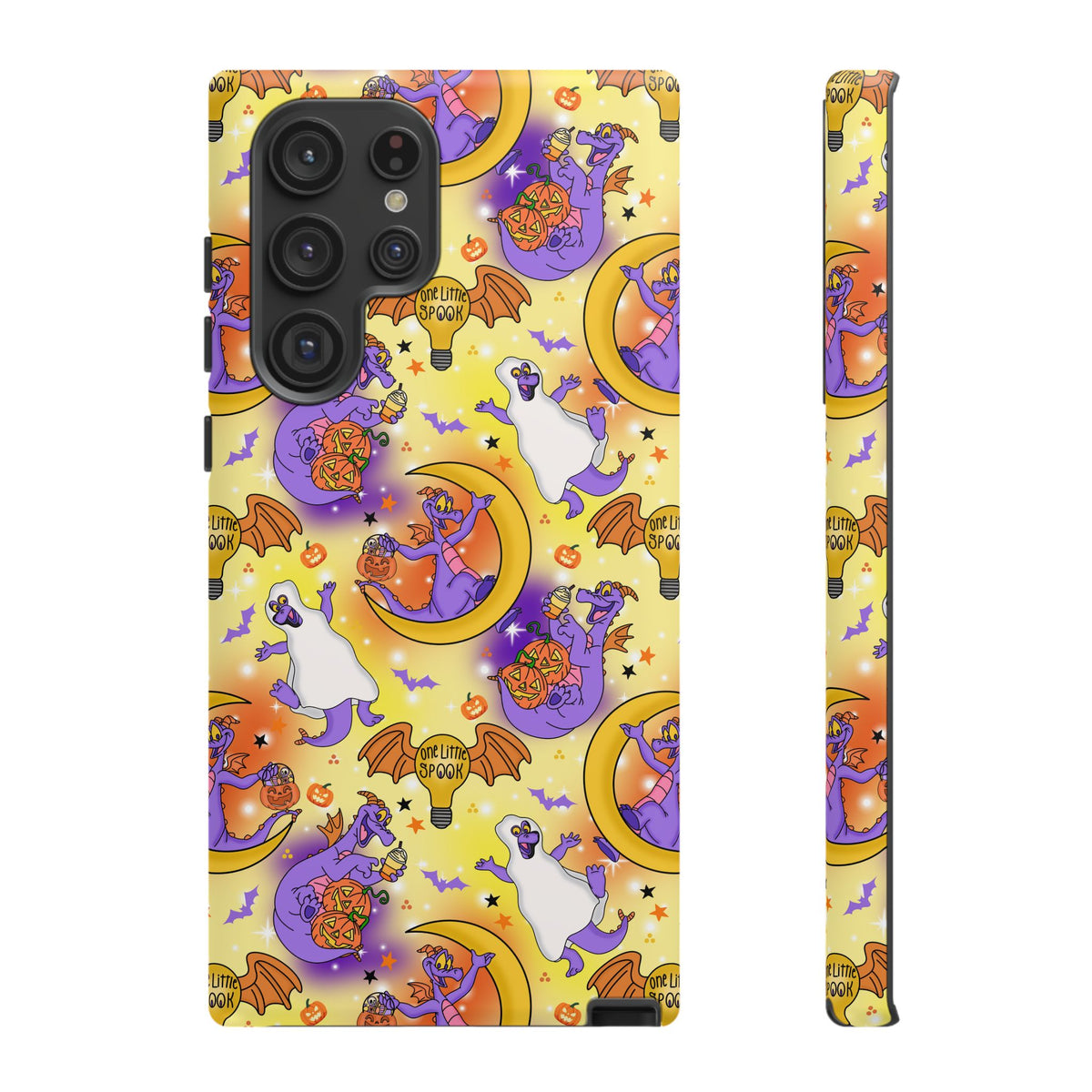 Figment on the Moon Yellow Resort Ready Cell Phone Tech Case
