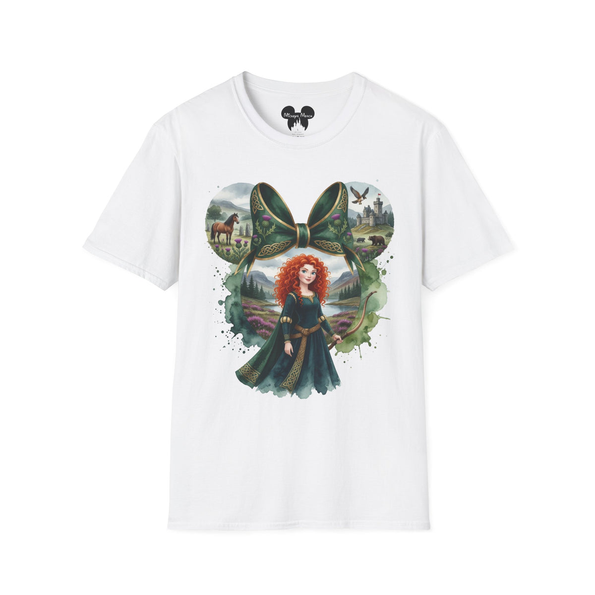 Disney Princess - Merida's Celtic Archer Vignette Unisex Graphic Tee