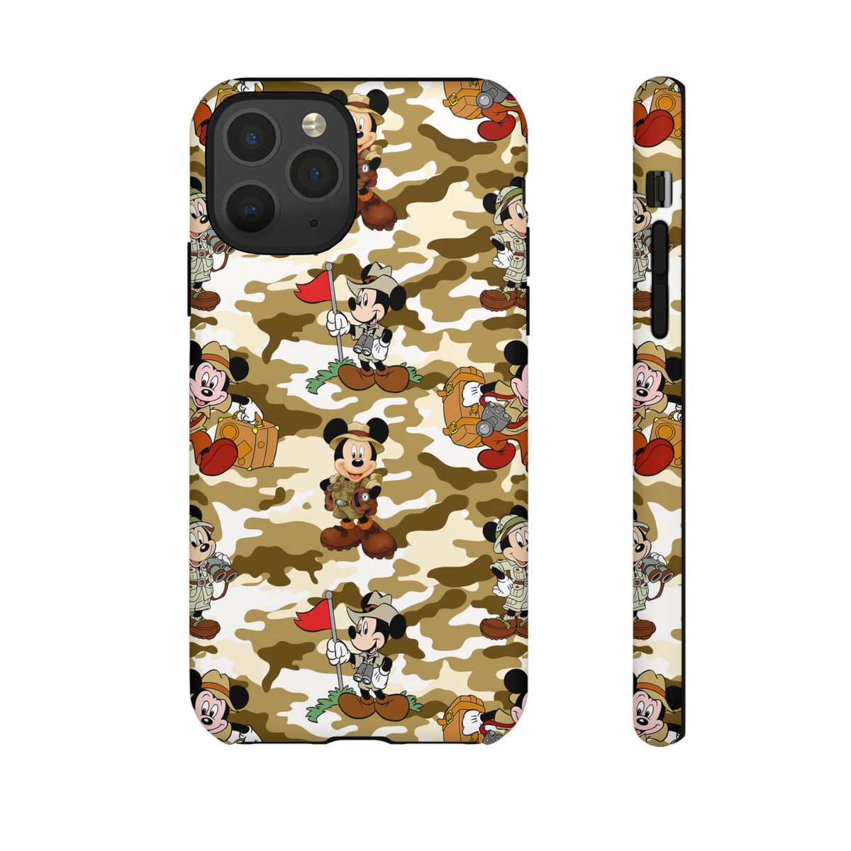 Jungle Camo Mickey Resort Ready Cell Phone Tech Case