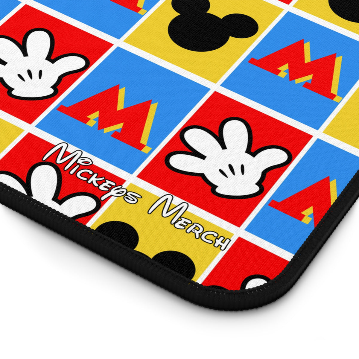Checkerboard Mickey Hands Stateroom Desk Mat
