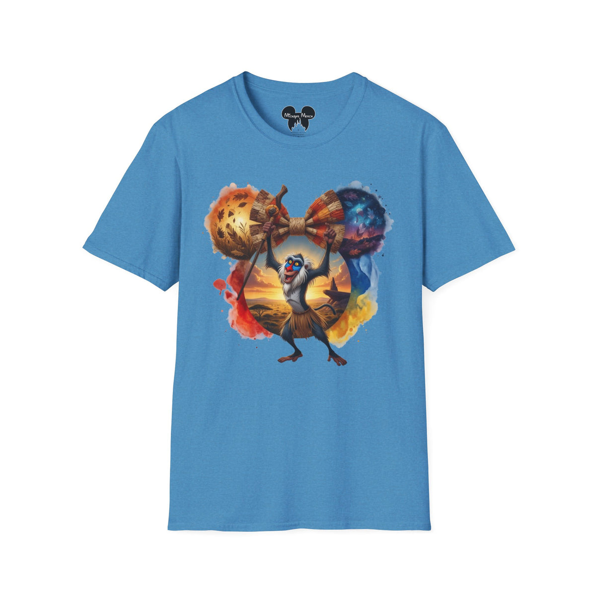Lion King - Rafiki's Straw Savannah Vignette Unisex Graphic Tee