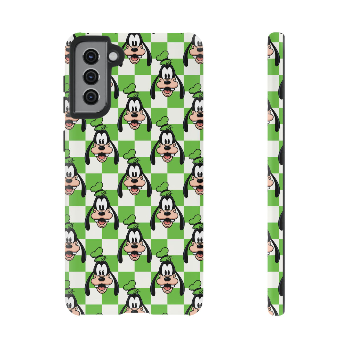 Green Checkerboard Goofy Resort Ready Cell Phone Tech Case