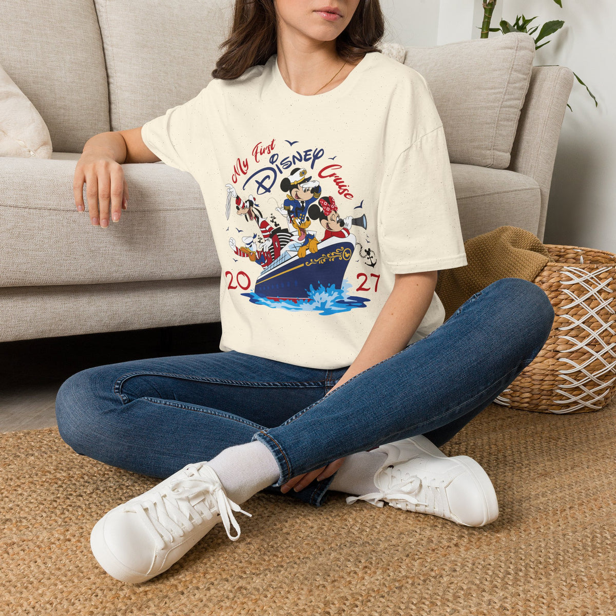 Disney 2027 My First Disney Cruise Unisex Graphic Tee Shirt