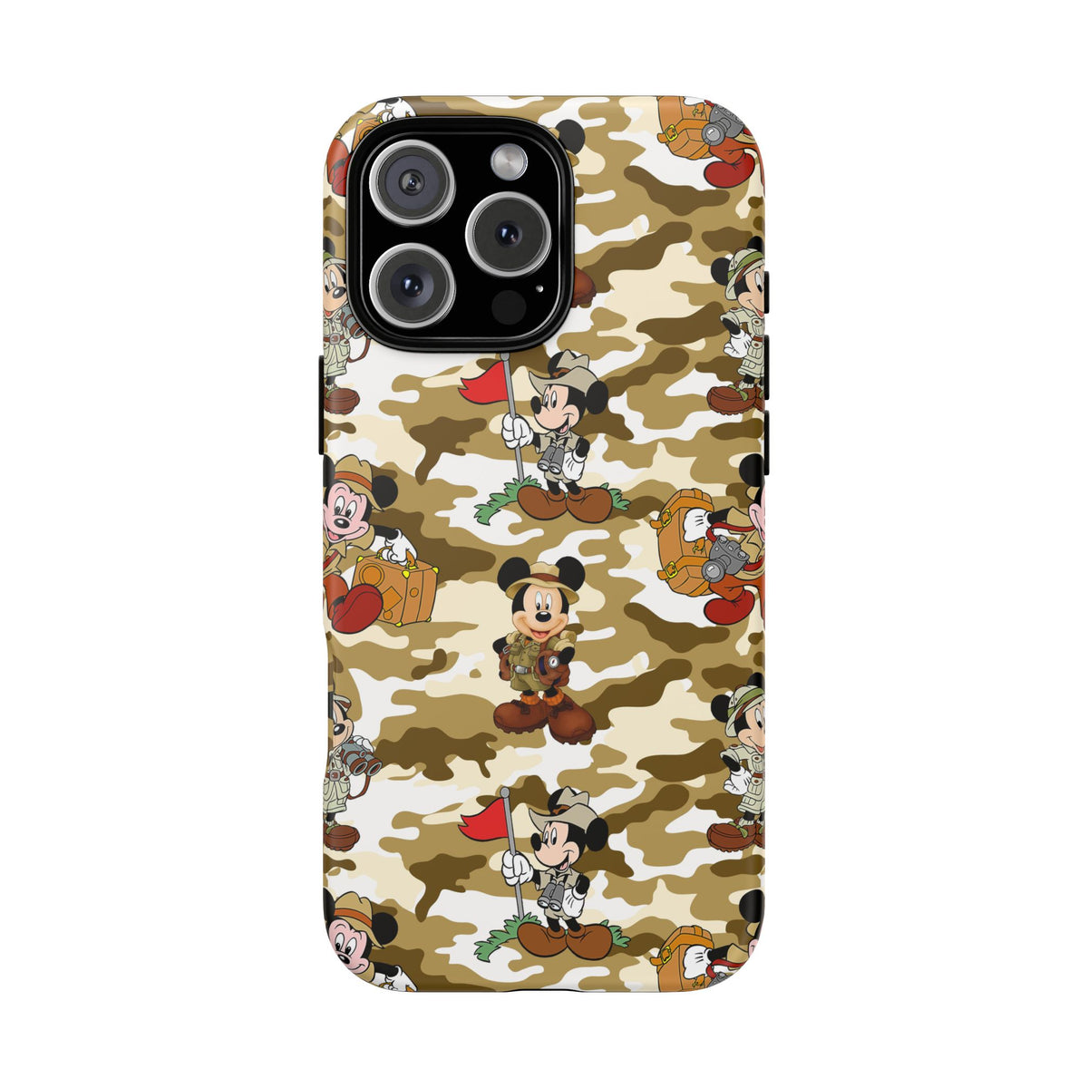 Jungle Camo Mickey Resort Ready Cell Phone Tech Case