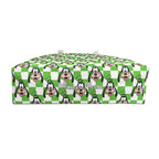 Green Checkerboard Goofy Weekender Bag